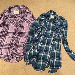 Flannel shirts